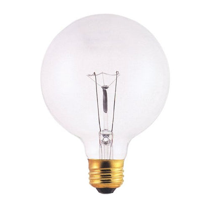 Bulbrite 40G25CL2-8PK 40 Watt Incandescent G25 Globe, Medium Base, Clear, 8-Pack