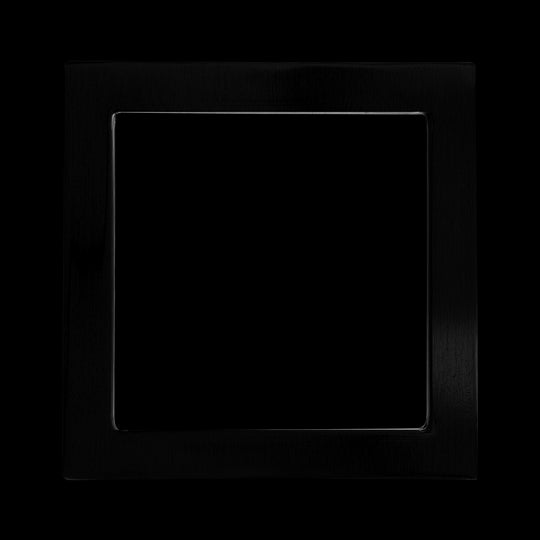 Luxrite Surface Mount 4" Square Slim Black Trim Finish, Pack of 7 (LR23677)