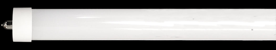 Luxrite LED 8' T8 Single Pin Bypass Tube, FA8 Base, 42W, 5500 Lumens, 4000K - Cool White, 82 CRI, Frosted White Finish, Pack of 2 (LR34130)