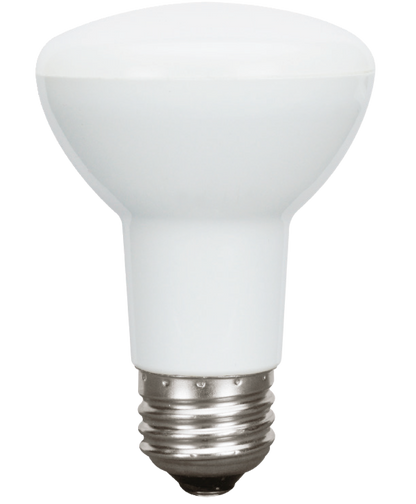 Luxrite LED BR20 Light Bulb, 6.5W, 460 Lumens, 3000K - Soft White, 80 CRI, Frosted White Finish, Dimmable, Pack of 8 (LR31841)