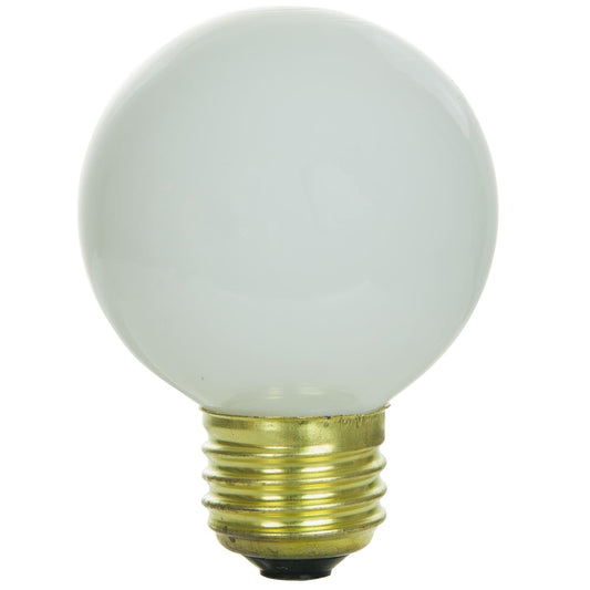 60 Watt G19 Globe, Medium Base, White