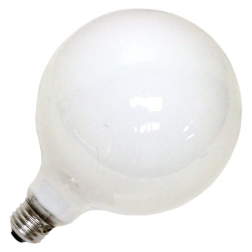 GE Soft White 49780 60-Watt, 660-Lumen G40 Soft White Bulb, 5-Inch Diameter with Medium Base,