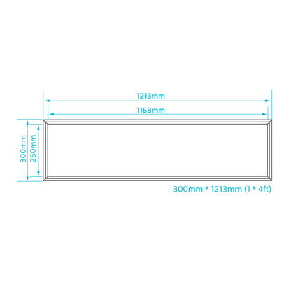Luxrite Lay In LED45W1X4PANEL/30K/DIM 3000K Soft White