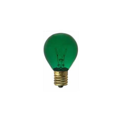 Bulbrite 10S11TG 10W Dimmable S11 Night Light Replacement Bulb, Intermediate Base, Transparent Green