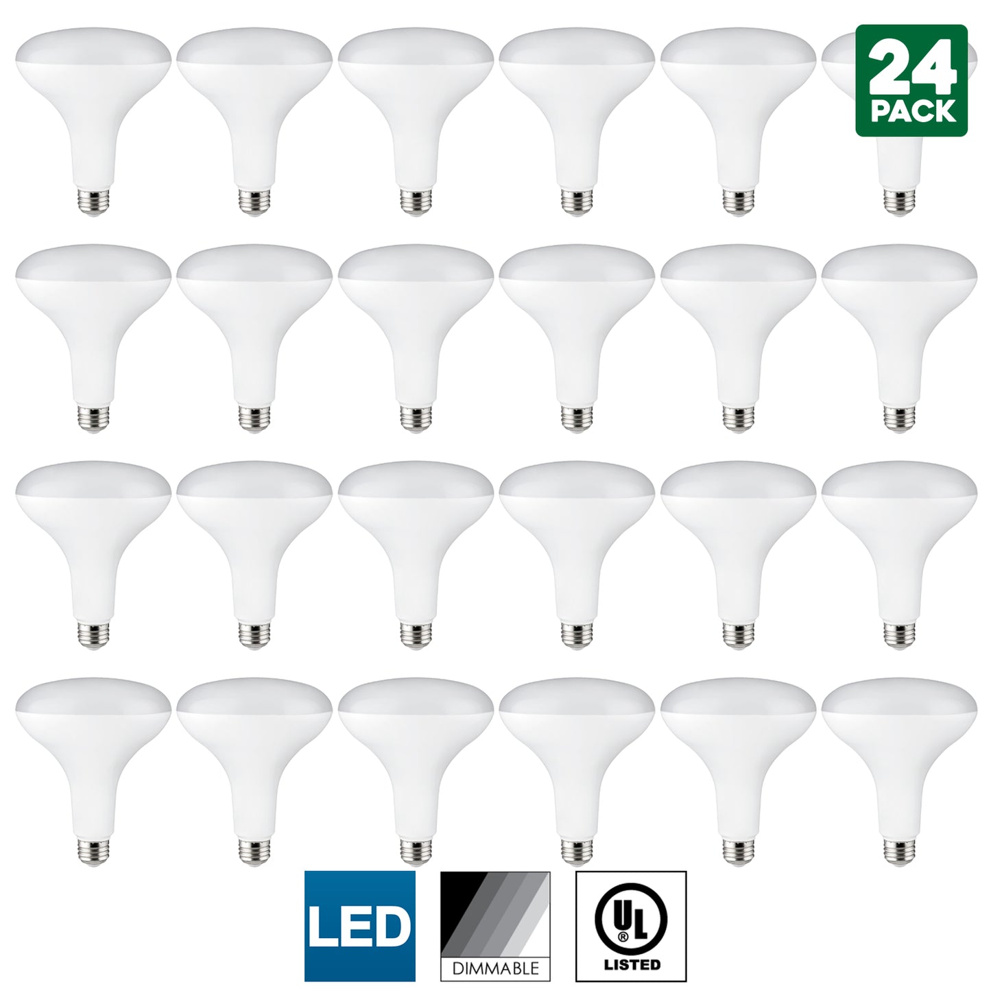 Sunlite LED BR40 Floodlight Bulb, 14 Watt (85 Watt Equivalent), Dimmable, 6500K Daylight, 1060 Lumens, Medium (E26) Base, Energy Star Certified