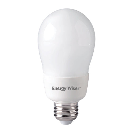 Bulbrite CF14A19/WW 14 Watt Energy Wiser Covered Compact Fluorescent A19 Bulb, Medium Base, Warm White, 60W Equivalent