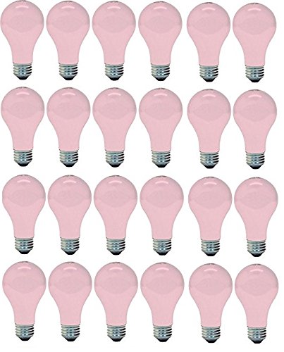 GE Lighting 97483 Incandescent Light Bulb, 60w, Soft Pink Beauty Bulb - Warm Glowing Light Enhances Skin Tones and Complexion