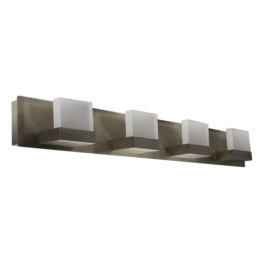 WALL MOUNT VANITY FIXTURE FOUR HEAD 3CCT