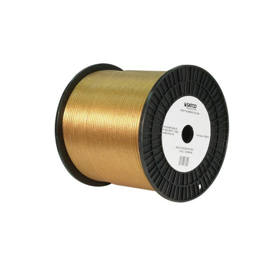 Lamp And Lighting Bulk Wire; 18/2 SPT-1 105C; 2500 Foot/Reel; Clear Gold