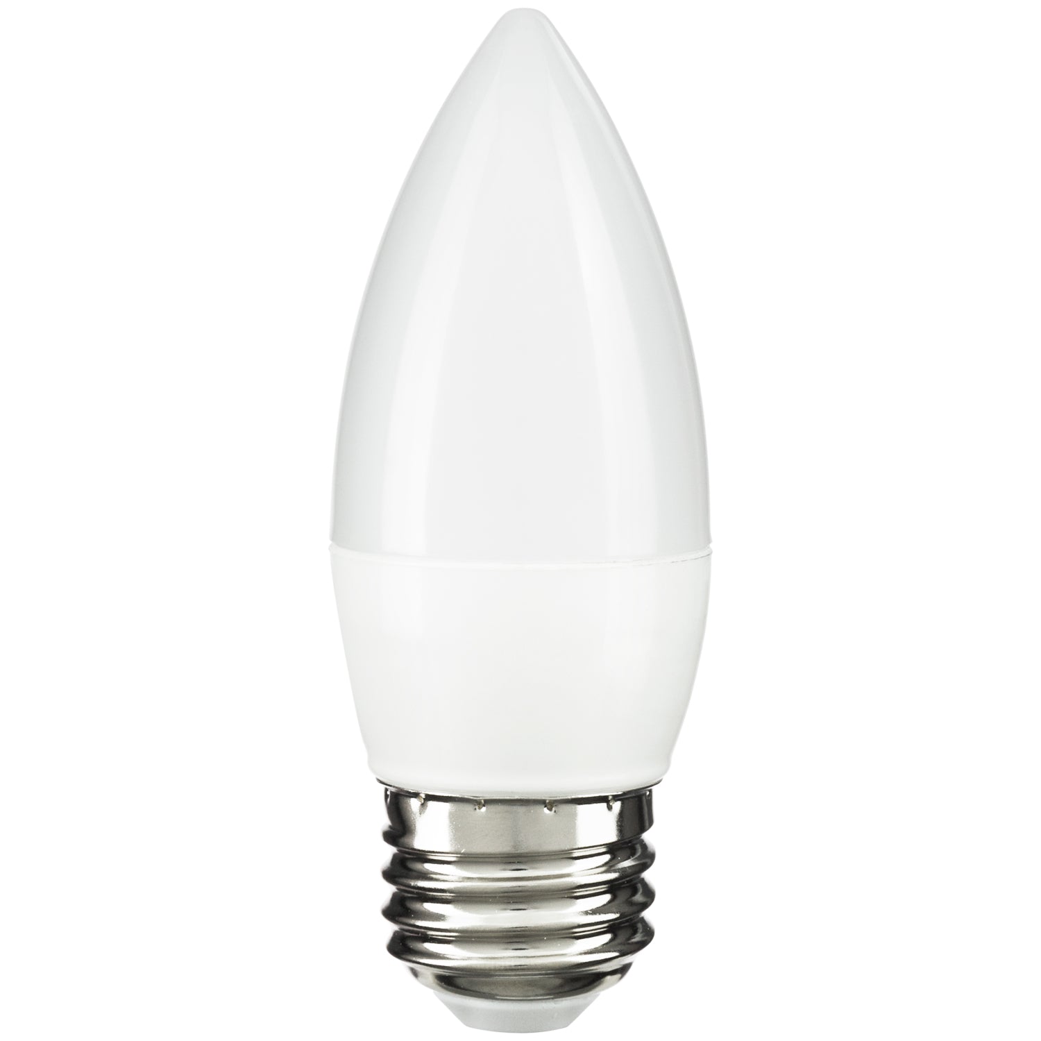 40-Watt Equivalent B10 Dimmable European E14 Base Frosted Torpedo Tip  Chandelier LED Bulb in Warm White, 2700K (3-Pack)