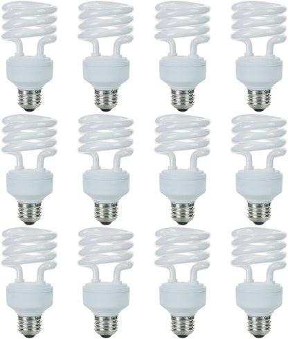 Sunlite SMS18/65K/CD4 18 Watt T2 Spiral Lamp Medium (E26) Base Daylight (12 Pack)