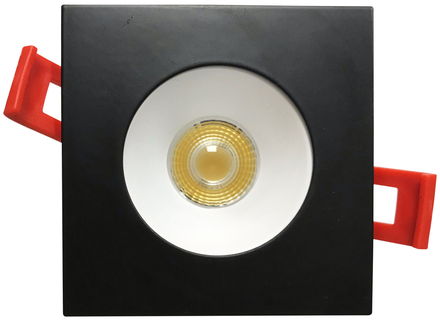 Luxrite 2" Regressed Interchangeable Canless Spotlight Square Black Trim (LR23453)