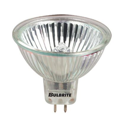 Bulbrite BAB/10M 20 Watt Dimmable Long Life Halogen Lensed MR16, 10,000 hour, Bi-Pin GU5.3 Base, Clear