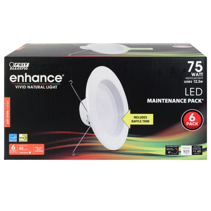 75-Watt Equivalent Soft White Dimmable Recessed Downlight