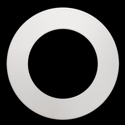 Luxrite 2" Regressed Interchangeable Canless Spotlight Round Trim White Finish, Pack of 5 (LR23434)