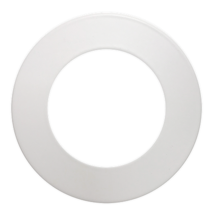 Luxrite 2" Regressed Interchangeable Canless Spotlight Round Trim White Finish (LR23434)