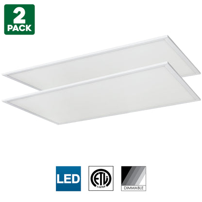 Sunlite LED Light Panel, 1x2 Foot, 24 Watt, 4000K Cool White, 2160 Lumens, Dimmable, 50000 Hours Average Life Span