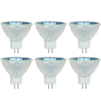 Sunlite 35MR16/CG/FL/120V/6PK Halogen 35W 120V MR16 Flood Light Bulbs (6 Pack)