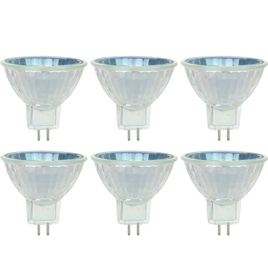 Sunlite 35MR16/CG/FL/120V/6PK Halogen 35W 120V MR16 Flood Light Bulbs (6 Pack)