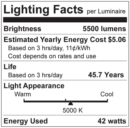 Luxrite LED 8' T8 Ballast Bypass Tube, R17D Base, 42W, 5500 Lumens, 5000K - Bright White, 82 CRI, Frosted White Finish (LR34136)