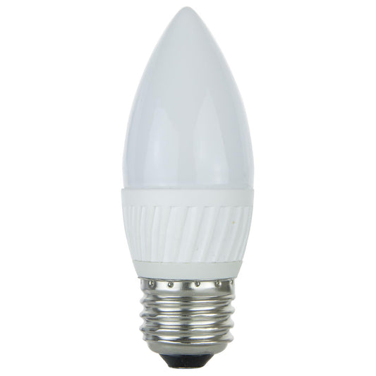 Sunlite Torpedo Tip Chandelier, 320 Lumens, Medium Base Light Bulb, Warm White