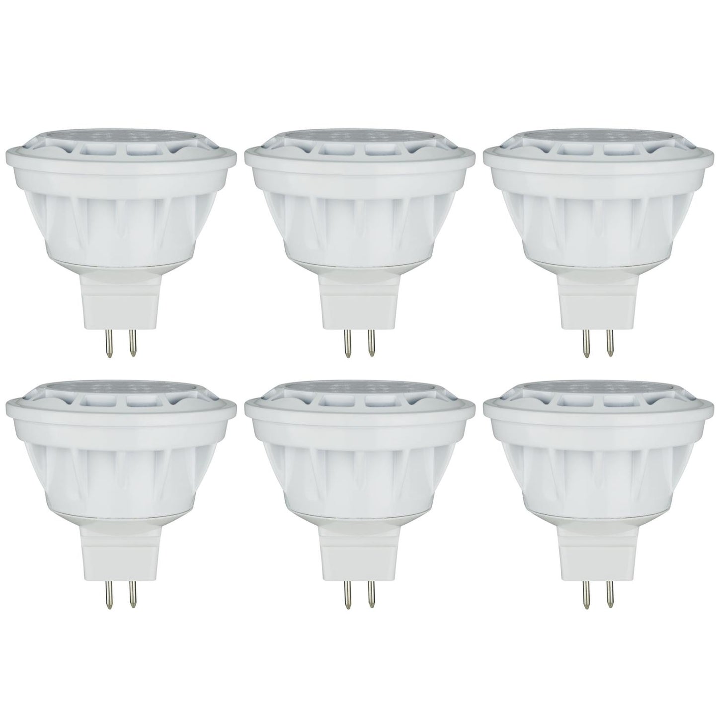 Sunlite LED MR16 Mini Reflector 7W (50W Equivalent) Light Bulb (GU5.3) Base, Warm White