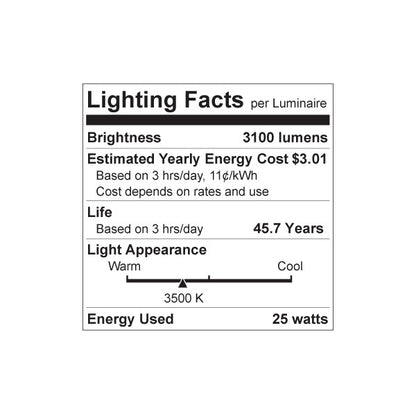 Luxrite Retrofit Tube LED25T5/35K/48/B/2 3500K Neutral White