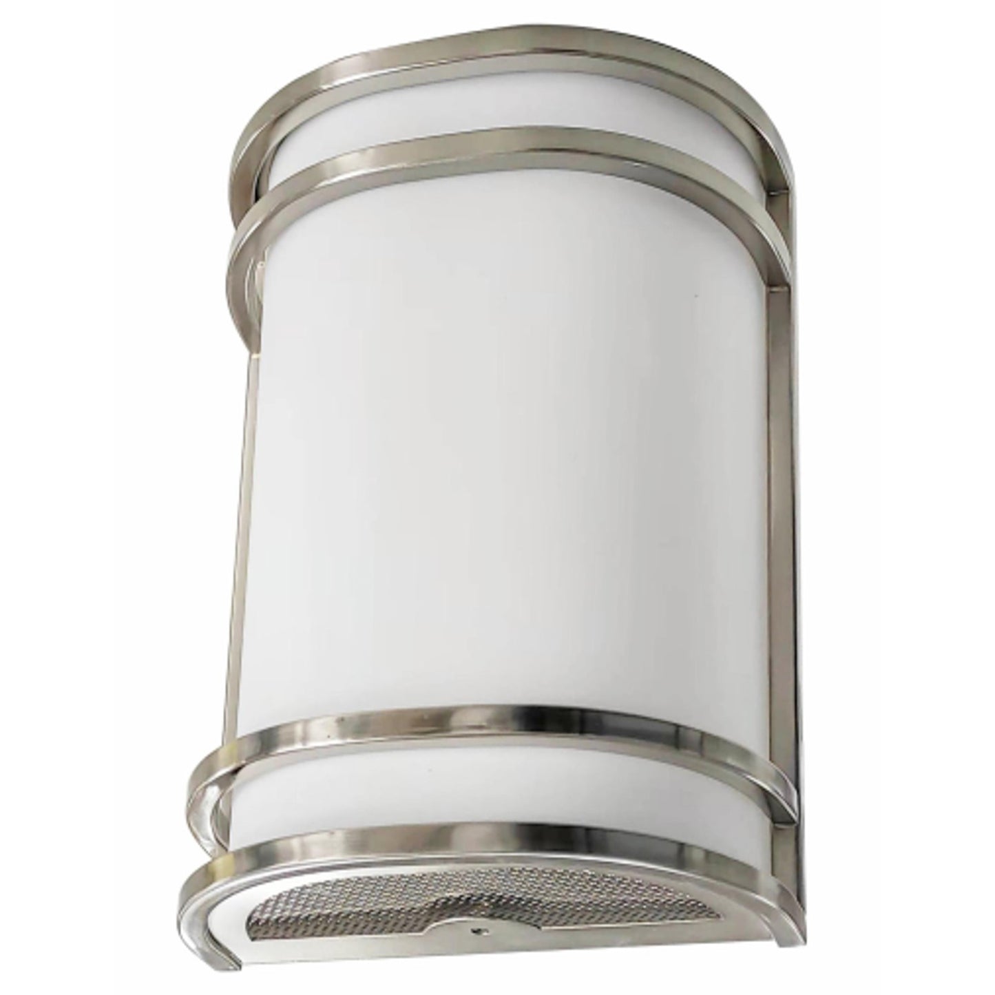 LED Half Cylinder Wall Sconce 120V Dimmable 11W/15W/23W 30K-50K Energy Star Brushed Nickel