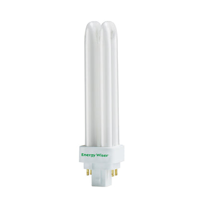 Bulbrite CF18D830/E 18 Watt Dimmable Compact Fluorescent T4 Quad Tube, 4-Pin G24Q-2 Base, Soft White