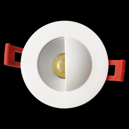 Luxrite 2" Regressed Interchangeable Canless Spotlight Round Wall Washer Trim (LR23441)