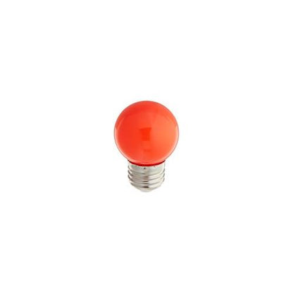 Bulbrite LED/G14R 1 Watt Ambient LED Color Light G14 Bulb, Medium Base, Red