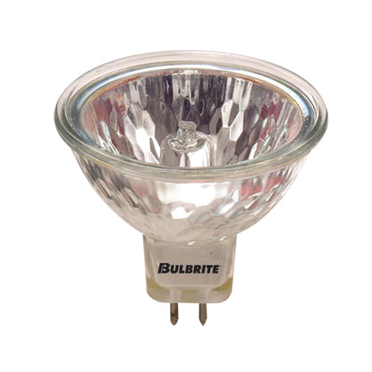 Bulbrite EXT/L 50 Watt Dimmable Halogen Lensed MR16 Bulb, Bi-Pin GU5.3 Base, Clear