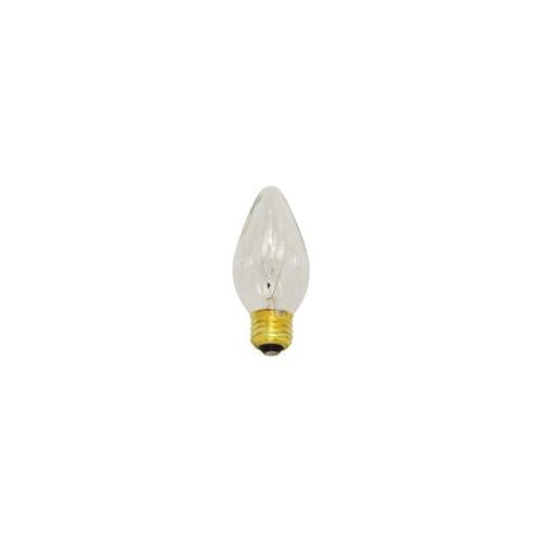 Bulbrite 40F15CL 40 Watt Incandescent F15 Fiesta Bulb, Medium Base, Clear