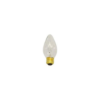 Bulbrite 40F15CL 40 Watt Incandescent F15 Fiesta Bulb, Medium Base, Clear