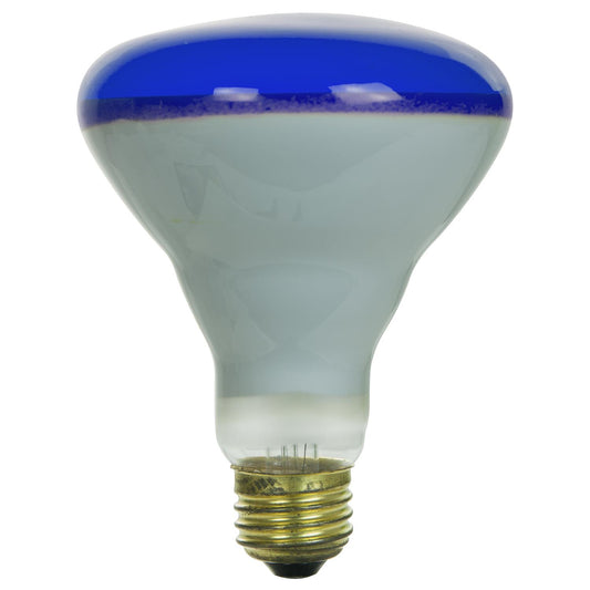 65 Watt BR30 Colored Reflector, Medium Base, Blue