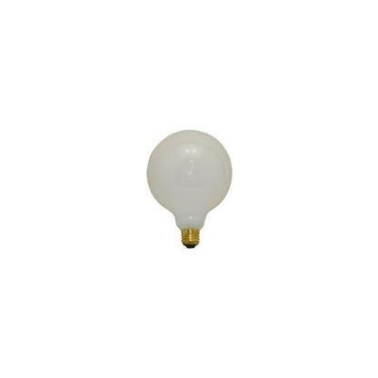 Bulbrite 60G40WH 60 Watt Incandescent G40 Globe, Medium Base, White