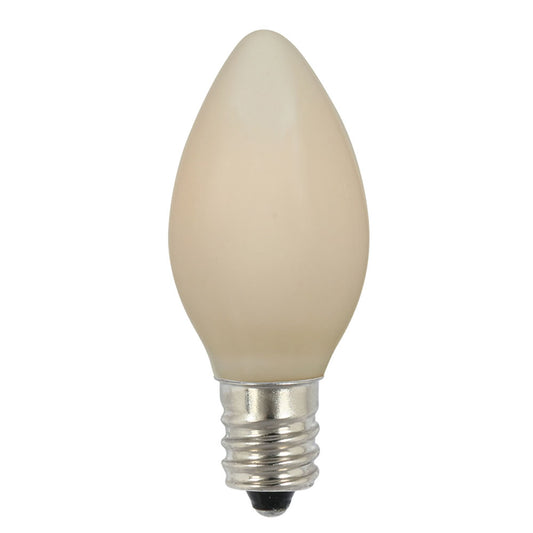 Vickerman C7 Ceramic White Replacement Bulb, 130 Volt, 5 Watt, UL, 75 Pack