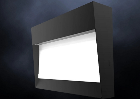 W17 LED Wall Pack Medium (5500lm, 50W) 4000K Neutral, 12.5"