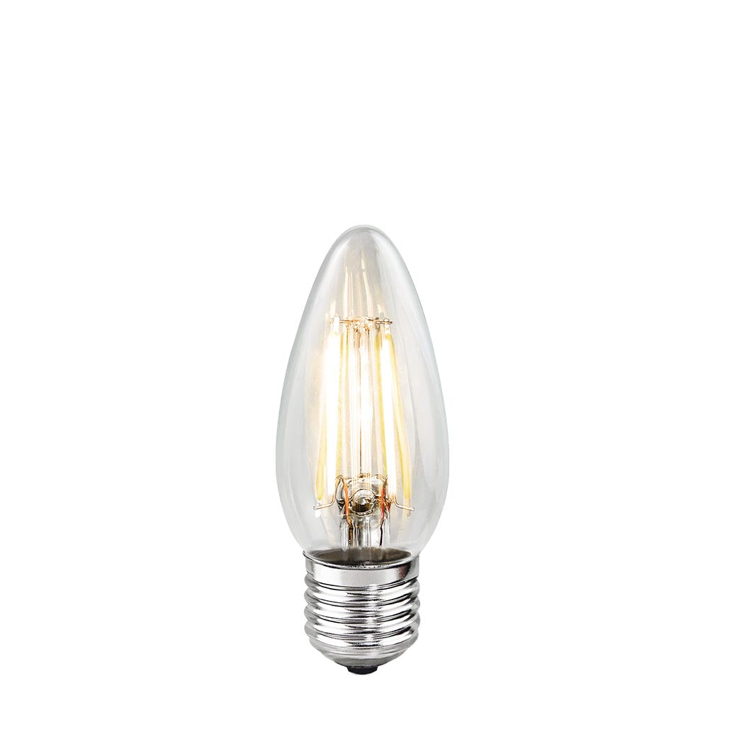 Bulbrite LED4B11/27K/FIL 4-Watt LED Filament B11 Chandelier Bulb, 40W Equivalent, Medium Base, Warm White