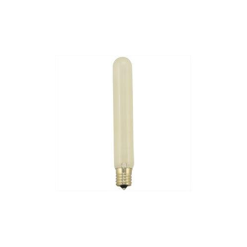 Bulbrite 40T6.5F/N 40 Watt Incandescent T6.5 Tube Exit Light, Intermediate Base, Frost