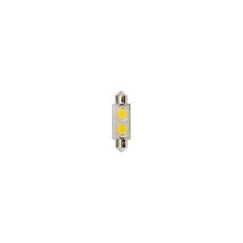 Bulbrite LED/FEST/24 0.8 Watt LED T3 Capsule Bulb, Festoon Base, 24 Volt, 3 Watt Equivalent, Clear