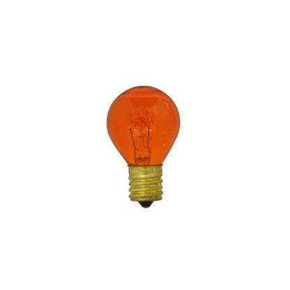 Bulbrite 10S11O 10W Dimmable S11 Night Light Replacement Bulb, Intermediate Base, Transparent Orange