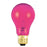 Bulbrite 25A/TP 25 Watt Incandescent A19 Party Bulb, Medium Base, Transparent Pink