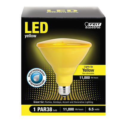 PAR38 Yellow Holiday & Party LED (Boxed)
