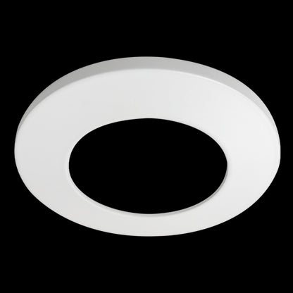 Luxrite 2" Regressed Interchangeable Canless Spotlight Round Trim White Finish, Pack of 5 (LR23434)