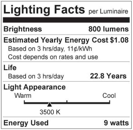 Luxrite LED A19 Light Bulb, E26 - Medium Base, 9W, 3500K - Natural, 800 Lumens, 80 CRI, Frost Finish, Dimmable, Pack of 25 (LR21424)