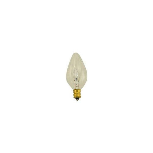 Bulbrite 60CTC/E14 60 Watt Incandescent B10 Torpedo Chandelier Bulb, European Base, Clear