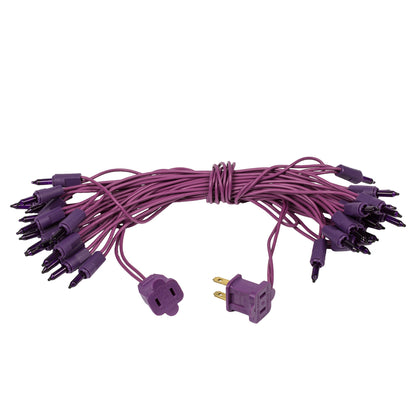 Vickerman 35 Clear Dura-lit Mini Light on Copper Wire, 26' Christmas Light Strand- 2 Pack
