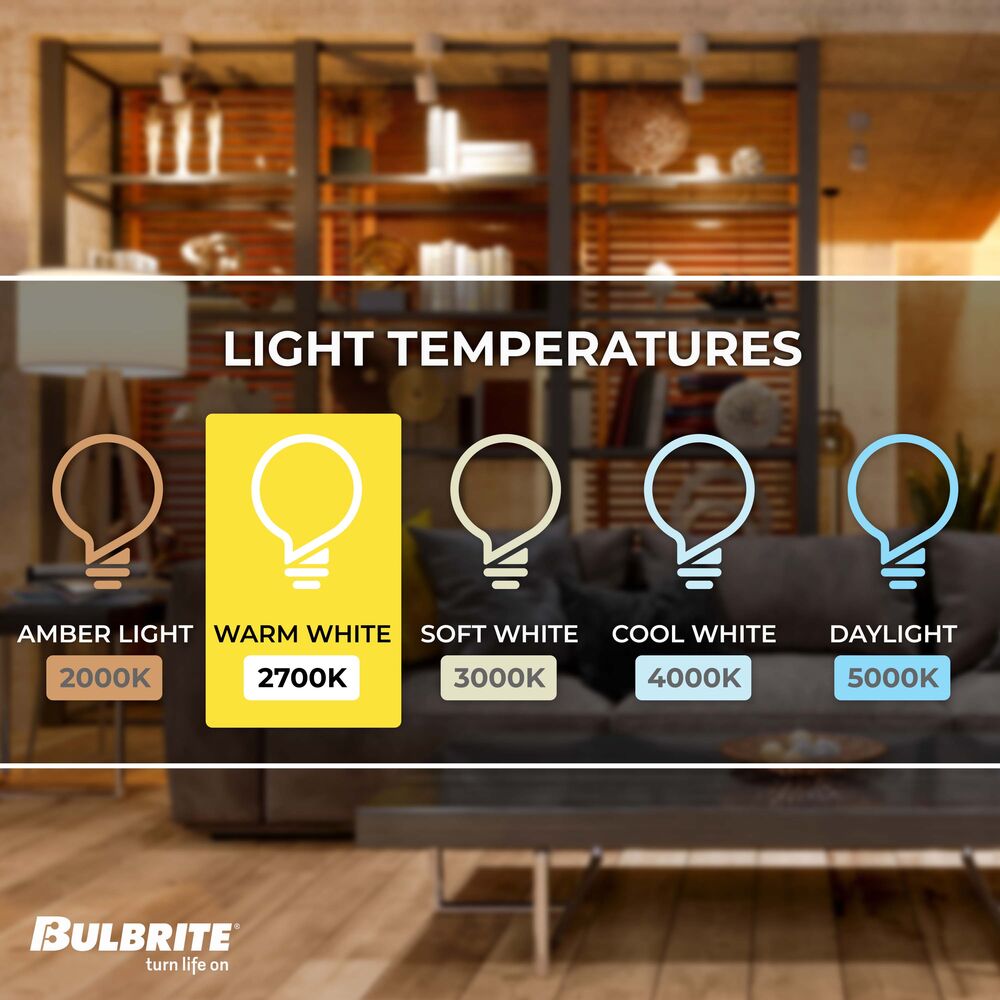 Bulbrite Pack of (12) 50 Watt Dimmable Frost A19 Incandescent Light Bulbs with Medium (E26) Base, 2700K Warm White Light