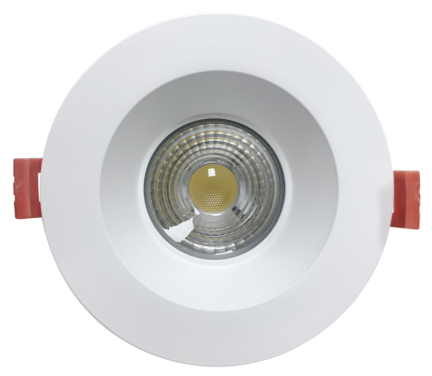 Luxrite 4" Regressed Interchangeable Round Smooth White Trim Canless Spotlight (LR24952)